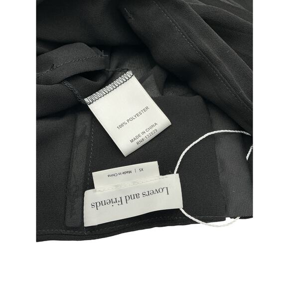 Lovers And Friends 'Sierra' Black Polyester Top Size XS - Picture 4 of 4